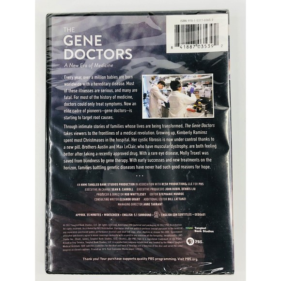 The Gene Doctors: A New Era Of Medicine (DVD, 2017) PBS - Picture 2 of 3